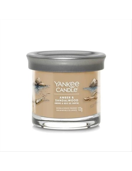 Yankee Candle Amber E Sandalwood 122g – Eleganza calda e speziata 🌅🕯