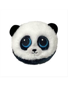 Peluche Ty Beanie Bouncers - Checkers panda 7,6cm occhi azzurri