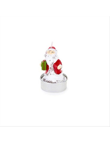 Candelina Tealight Babbo Natale – Durata 4h
