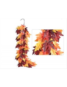 Festone di Foglie Autunnali 120cm – Decorazione con Gancio 139cm