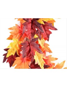 Festone di Foglie Autunnali 120cm – Decorazione con Gancio 139cm 2