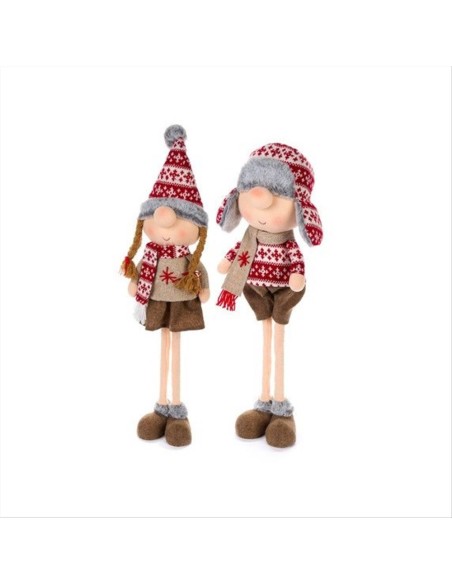 Decorazione Bimbo Bimba Allungabile H60cm – Peluche Natalizio Nuvole d