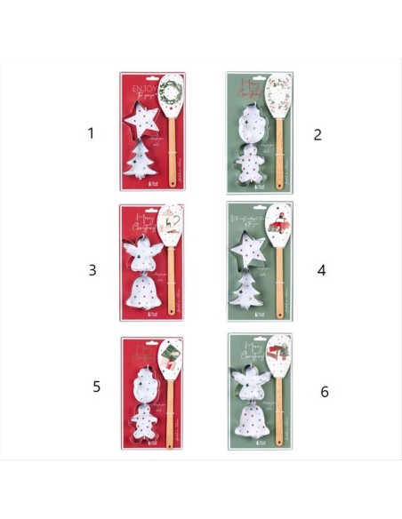 Set Spatola e Stampino 2pz Christmas is Coming – 6 Modelli