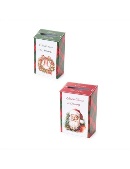 Scatola Porta Lettere Christmas is Coming – Verde o Rosso