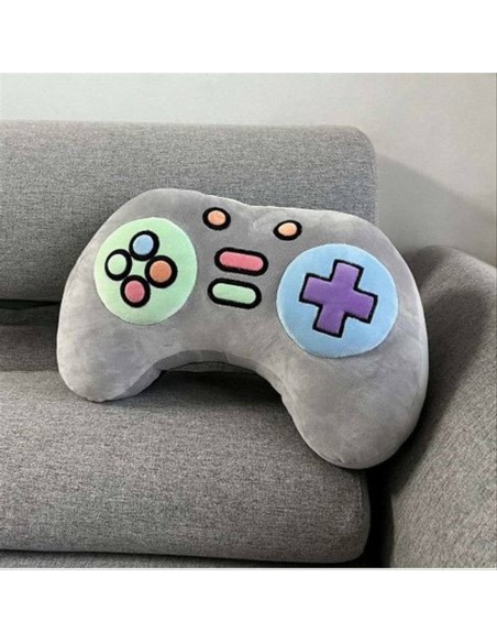 Cuscino LET'S PLAY Joypad Grigio – Comfort per Gamer!