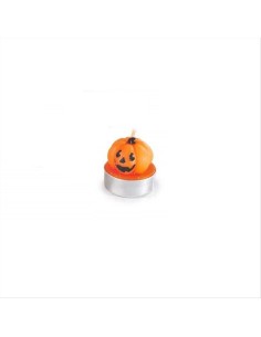 Candela Tealight Zucca di Halloween Ø4xH4 cm