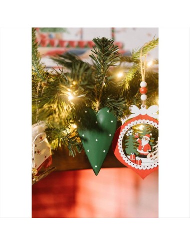 Decorazione Cuore in Metallo H11cm – Nuvole di Stoffa