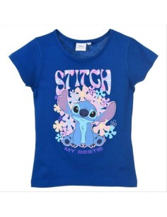 Maglietta Bambini Stitch 100% Cotone – Comfort Disney dai 3 agli 8 ann