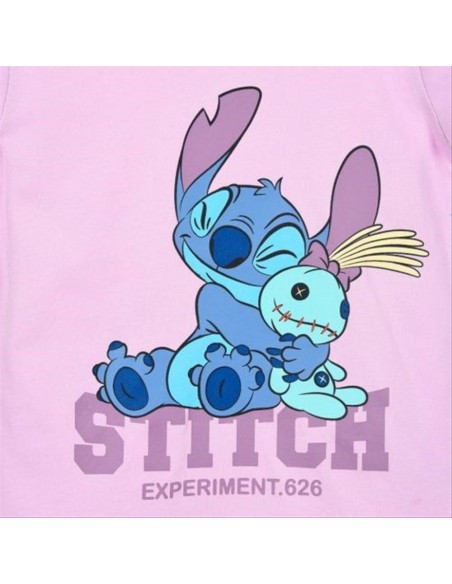 Maglietta Rosa Stitch 100% Cotone – Dolcezza Disney dai 3 agli 8 anni 