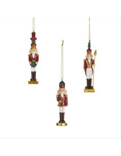 Decorazione Schiaccianoci in Resina H12cm – 3 Modelli Natalizi