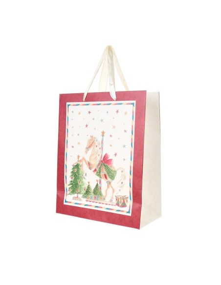Busta Regalo Grande 26x12x32cm – Collezione La Giostra di Amelie