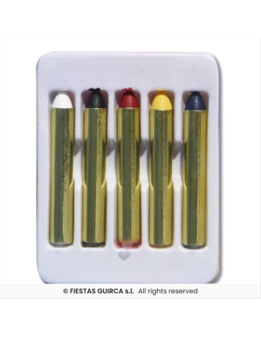 Matite Trucco 5pz Multicolore - Make-up per Eventi e Feste 🎨✨