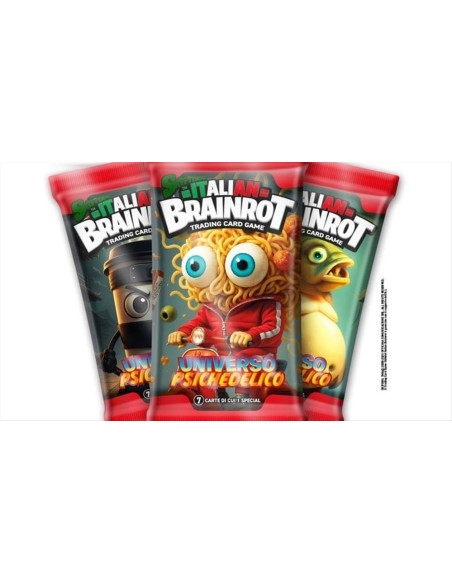 Carte Collezionabili Italian Brainrot – Bustina Universo Psichedelico 