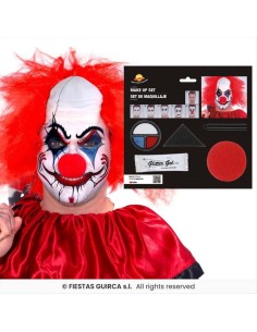 Set Trucco Clown 5pz – Make-up Colorato per Feste e Halloween 🤡🎨