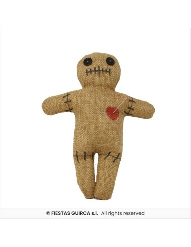 Bambolotto Voodoo H25cm - Decorazione Horror Halloween 🪡👻