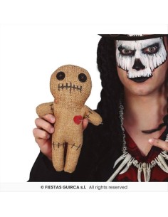 Bambolotto Voodoo H25cm - Decorazione Horror Halloween 🪡👻 2