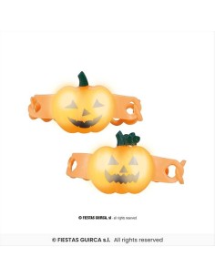 Braccialetto Zucca LED 5x4cm - Gadget Luminoso Halloween 🎃✨ 2
