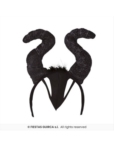 Cerchietto Fata Malvagia H40cm - Accessorio Halloween 🎃🧙‍♀️