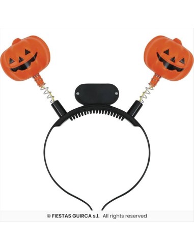 Cerchietto Zucche con LED -  Accessorio Halloween Luminoso 🎃✨