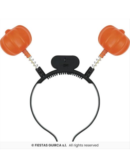 Cerchietto Zucche con LED -  Accessorio Halloween Luminoso 🎃✨