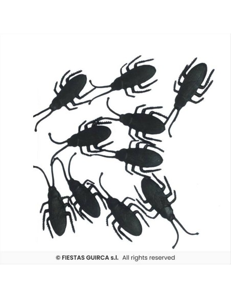 Scarafaggi Finti 7cm - Confezione 10pz per Scherzi e Halloween 🪳👻