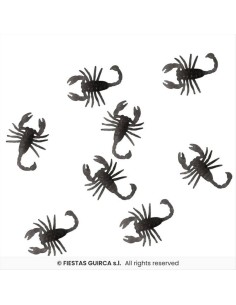 Scorpioni Finti 6cm – Confezione 8pz per Scherzi e Halloween 🦂👻