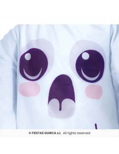 Costume Baby Fantasma Boo - Taglie 12-24 Mesi con Tunica e Cappuccio