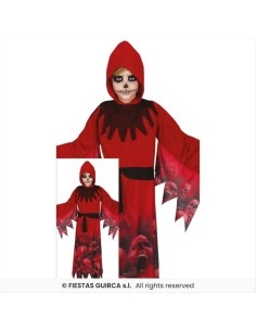 Costume Mietitore Rosso della Morte Bambino - Taglie 5-12 Anni