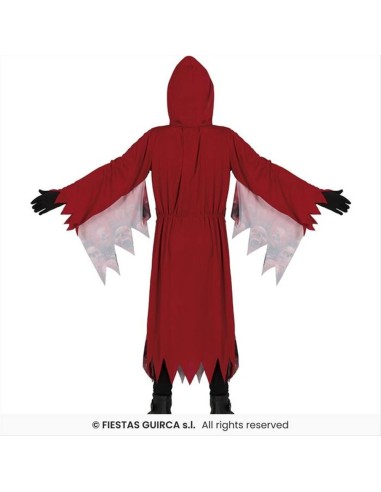 Costume Mietitore Rosso della Morte Bambino - Taglie 5-12 Anni