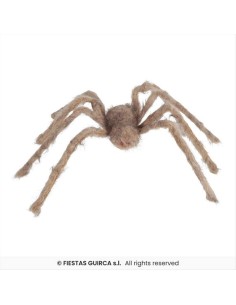 Ragno Grigio 60cm - Decorazione Horror Halloween 🕷️🎃