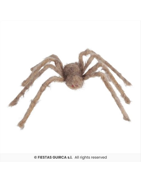 Ragno Grigio 60cm - Decorazione Horror Halloween 🕷️🎃