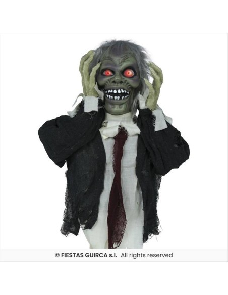 Busto Zombie 55cm - Con Luce, Suono e Movimento