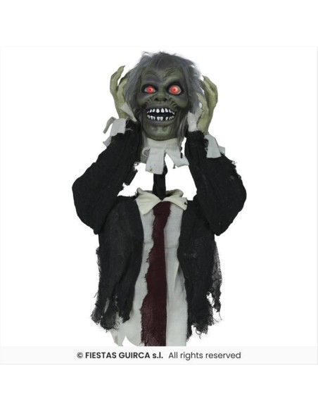 Busto Zombie 55cm - Con Luce, Suono e Movimento