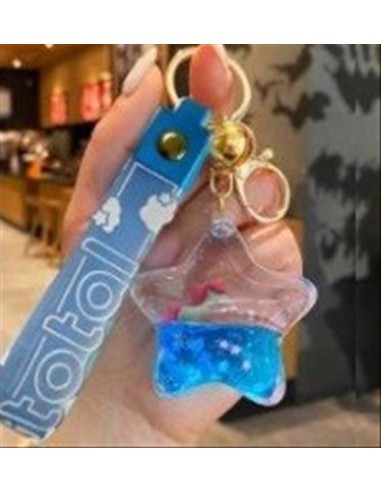 Portachiavi con Liquido STELLA con Animali Kawaii – 4 Modelli Adorabil
