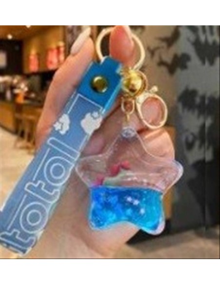 Portachiavi con Liquido STELLA con Animali Kawaii – 4 Modelli Adorabil