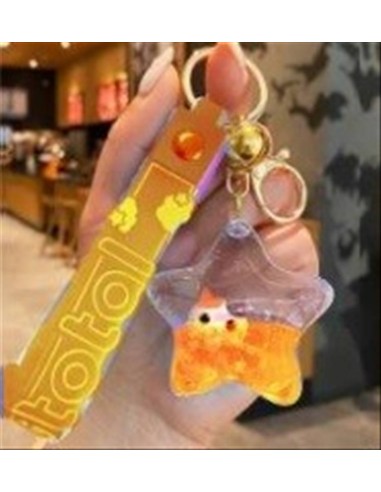 Portachiavi con Liquido STELLA con Animali Kawaii – 4 Modelli Adorabil