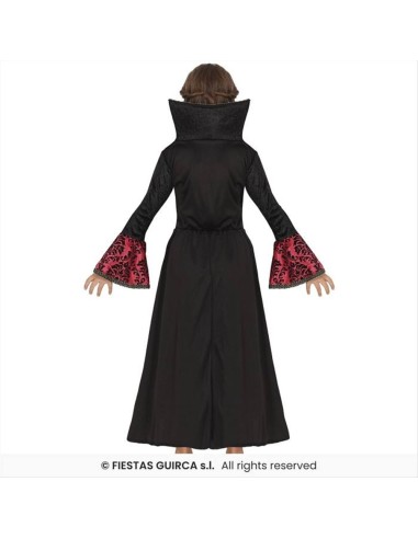 Costume Vampiro Gotico Bambina - Taglie 3-12 Anni