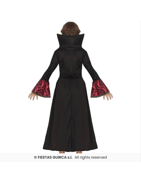 Costume Vampiro Gotico Bambina - Taglie 3-12 Anni