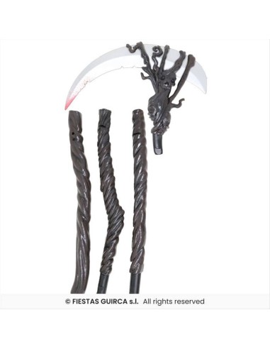 Falce della Morte Smontabile H150cm - Accessorio Halloween Horror 💀🔪