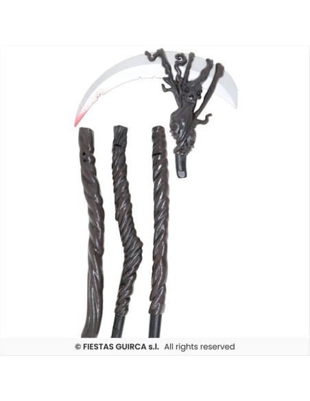 Falce della Morte Smontabile H150cm - Accessorio Halloween Horror 💀🔪