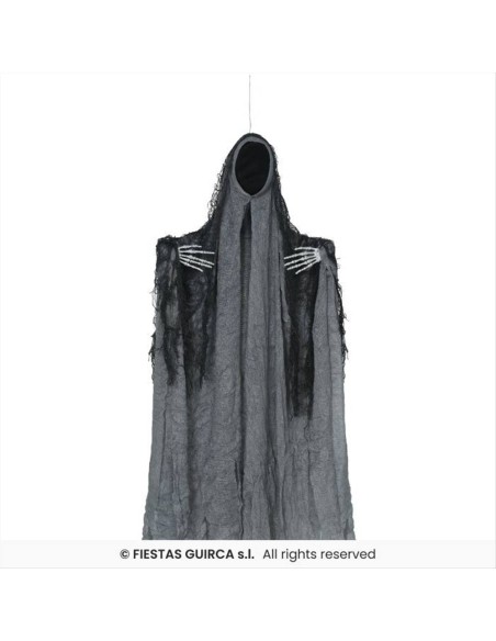 Fantasma con Tunica Grigia 50cm - Decorazione Horror