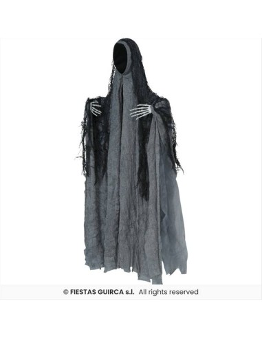 Fantasma con Tunica Grigia 50cm - Decorazione Horror