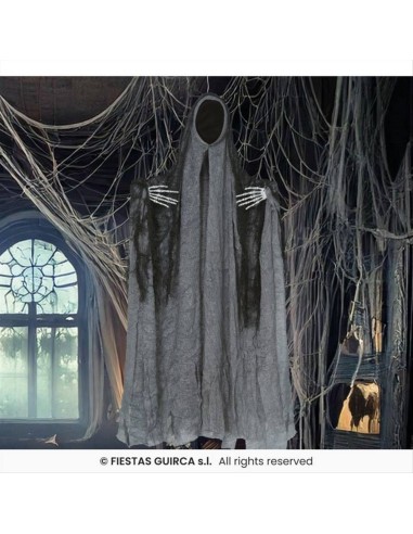 Fantasma con Tunica Grigia 50cm - Decorazione Horror