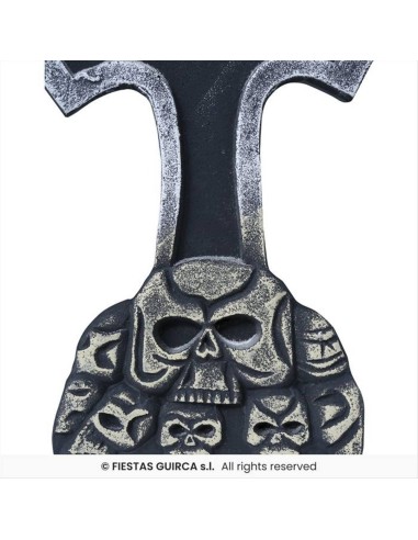 Lapide Croce 60x37cm - Decorazione Cimitero Halloween 🪦👻