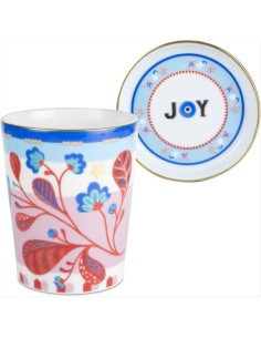 Baci Milano - Tazza con piattino e coperchio JOY Mamma mia
