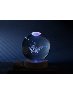 iTOTAL Lampada Sfera MUSIC – Globo LED Decorativo in 3 Misure 2