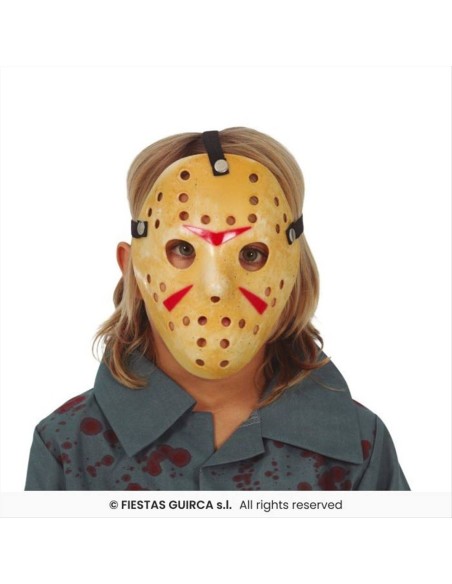 Maschera Hockey PVC Bambino – Travestimento Sportivo Halloween 🎭🏒