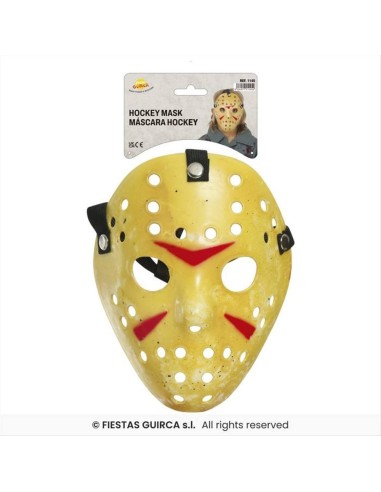 Maschera Hockey PVC Bambino – Travestimento Sportivo Halloween 🎭🏒