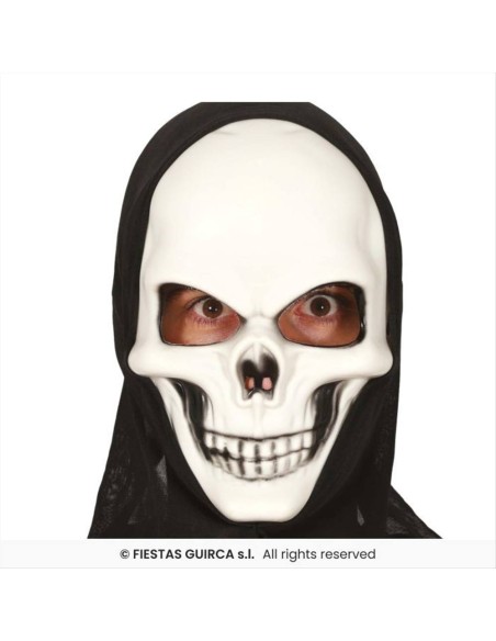 Maschera Teschio con Cappuccio – Accessorio Horror Halloween 💀🎃