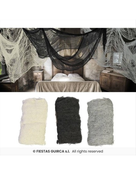 Ragnatela in Tela 76x288cm - Decorazione Halloween 🕸️👻